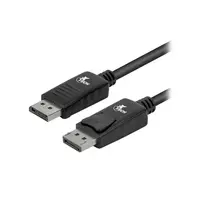 Cable DisplayPort - DisplayPort (M) a DisplayPort (M) - 1.8 m - trabado - negro