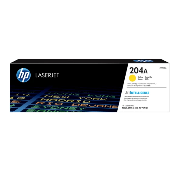 TONER CF512A (204A) AMARILLO