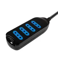 ALARGADOR ELECTRICO MULTIPLE 4 ENCH 19PLC0430N NEGRO 3MT PHILCO