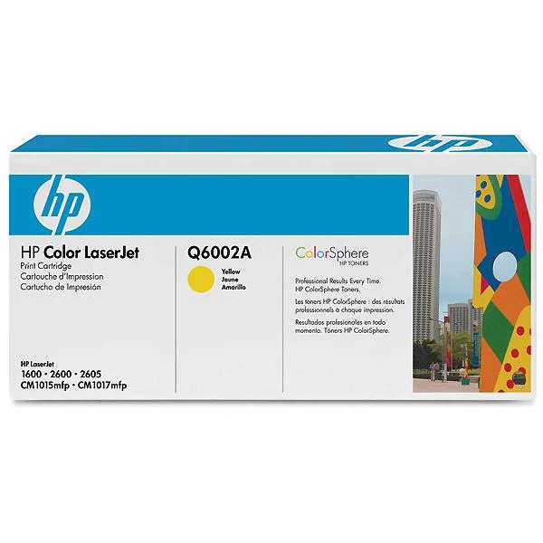 TONER Q6002A (124A) AMARILLO
