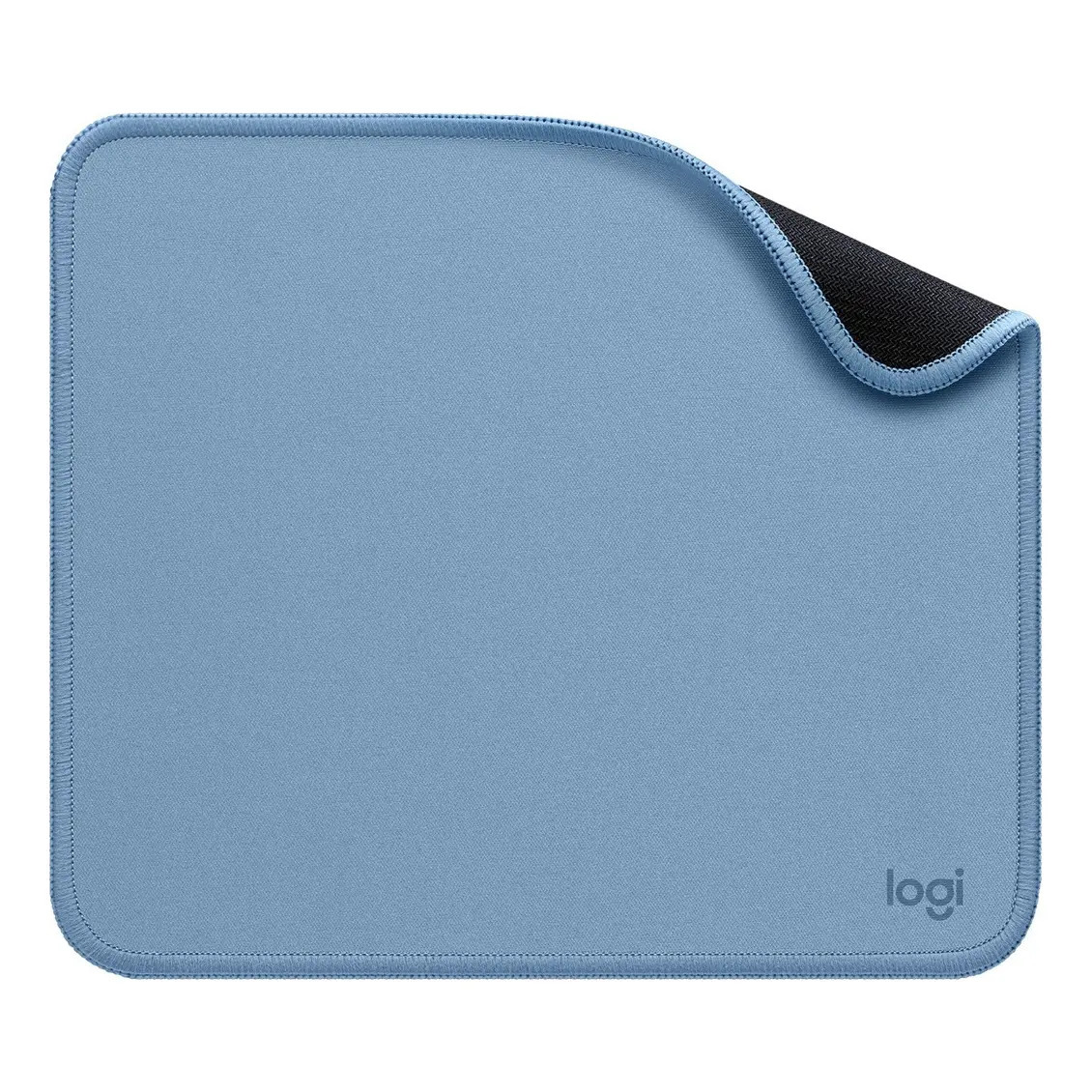 Logitech Studio Series - Alfombrilla de ratón - base de goma antideslizante, fácil deslizamiento, superficie resistente a salpicaduras - Celeste