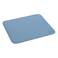 Logitech Studio Series - Alfombrilla de ratón - base de goma antideslizante, fácil deslizamiento, superficie resistente a salpicaduras - Celeste