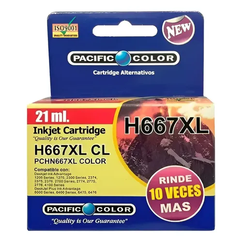 CARTRIDGE (A) 667XL 18ML NEGRO (HP)
