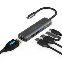 HUB USB C a 5 EN 1 - 5 PUERTOS USB + 1 HDMI/UL-ADC502 