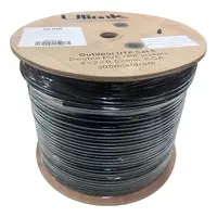 CABLE RED UTP CAT.6 CARRETE 305 mts EXTERIOR Double PVC+PE Jackets 4x2x0.52mm CCA