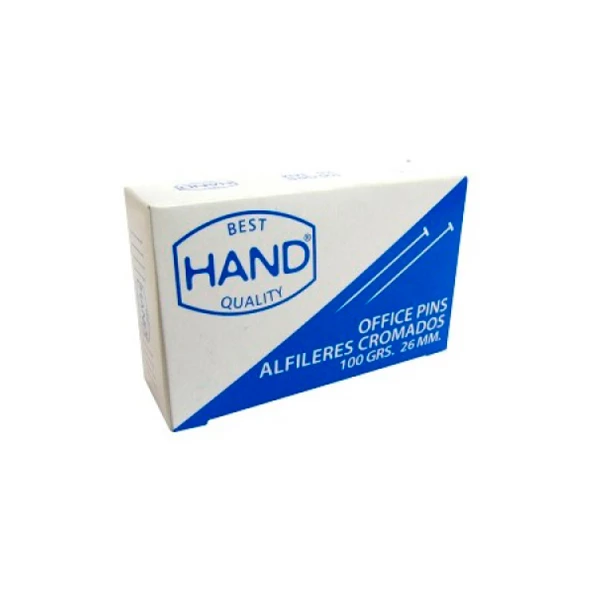 CAJA ALFILERES 26MM 100 GMS