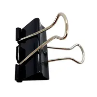 CAJA CLIPS DOBLE NEGRO 12UN 41MM 1 5/8