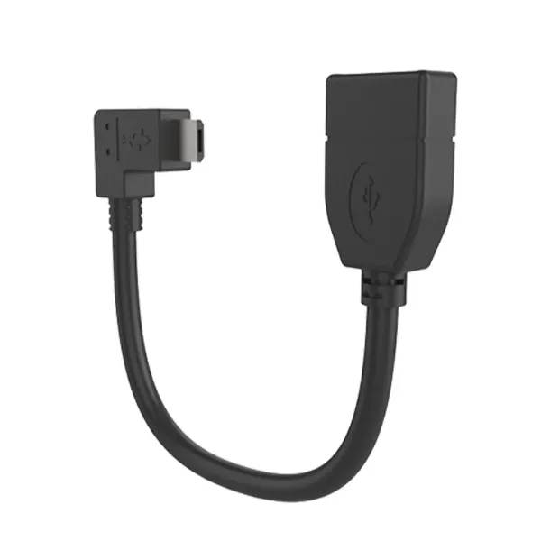 Xtech XTC360 - Adaptador para cable de datos - USB hembra a Micro-USB tipo B macho - 13.5 cm - conector en ángulo