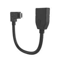 Xtech XTC360 - Adaptador para cable de datos - USB hembra a Micro-USB tipo B macho - 13.5 cm - conector en ángulo
