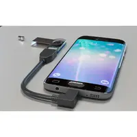 Xtech XTC360 - Adaptador para cable de datos - USB hembra a Micro-USB tipo B macho - 13.5 cm - conector en ángulo