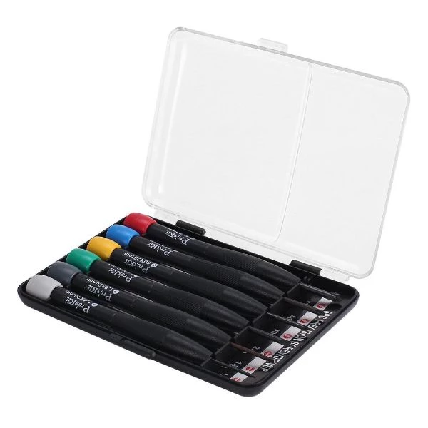 KIT HERRAMIENTAS DESTORNILLADOR PRECISION 6 PZAS PROSKIT