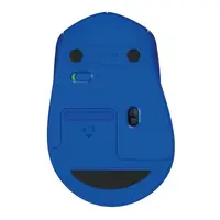 Logitech M280 - Ratón - diestro - óptico - 3 botones - inalámbrico - 2.4 GHz - receptor inalámbrico USB - azul