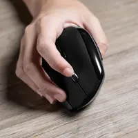 Klip Xtreme EverRest - Ratón vertical - ergonómico - diestro - óptico - 6 botones - inalámbrico - 2.4 GHz - receptor inalámbrico USB