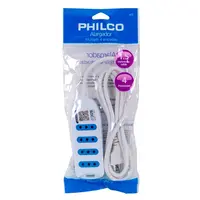 ALARGADOR ELEC. MULTIPLE 4 ENCH 19PLC0415B 1.5M BLANCO PHILCO