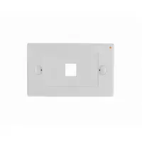 FACEPLATE RJ45/SIMPLE 70 X 114MM BLANCO FP1HL LINK MADE