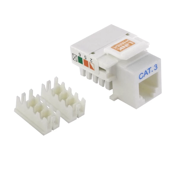 MODULO PUNCHABLE CAT3 RJ11/RJ14 6P4C H BLANCO KP3WL LINK MADE