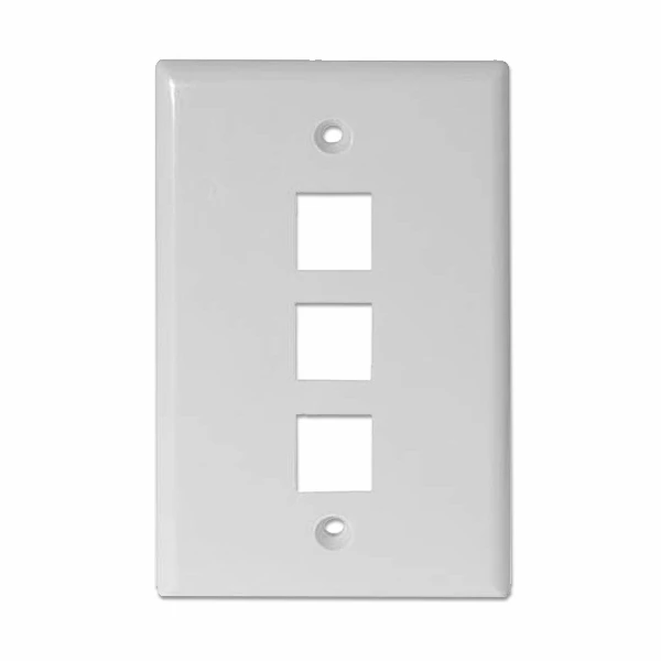 FACEPLATE RJ45/TRIPLE BLANCO/FP3WL LINK MADE