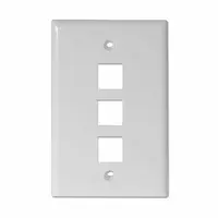FACEPLATE RJ45/TRIPLE BLANCO/FP3WL LINK MADE