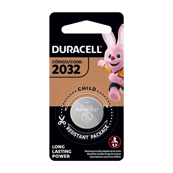 BATERIA  LITHIUM 3V CR2032 DURACELL