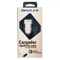 CARGADOR P/AUTO USB P/AUTO HASTA 5V-2.4A/BL-CHQC300A BESTLINK
