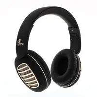 AUDIFONO CON MIC. BLUETOOTH XTH-630GD/NEGRO-DORADO XTECH