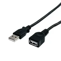 StarTech.com Cable de 3m de Extensión Alargador USB 2.0 USB A Macho a USB A Hembra - Negro - Cable alargador USB - USB (M) a USB (H) - USB 2.0 - 3 m - negro - para P/N: 35FCREADBK3, ICUSB2321F, ICUSB232PRO, ICUSB232V2, LTUB1MBK, MSDREADU2OTG, UUSBOTG