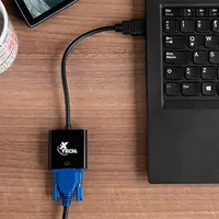 Xtech - Video adapter - 19 pin HDMI Type A - VGA - Black - XTC-363