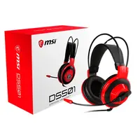 AUDIFONO CON MIC. ALAMBRICO GAMER DS501 GAMING/RED-BLACK MSI