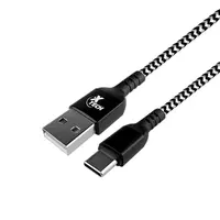 CABLE CARGA/DATOS USB C A USB 2.0 1.8MT/TRENZADO/XTC-511 XTECH