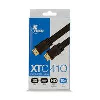 Xtech - Video / audio cable - HDMI - FLAT 10 Pies
