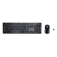 Kensington - Kit Teclado y Mouse Inalámbrico Negro