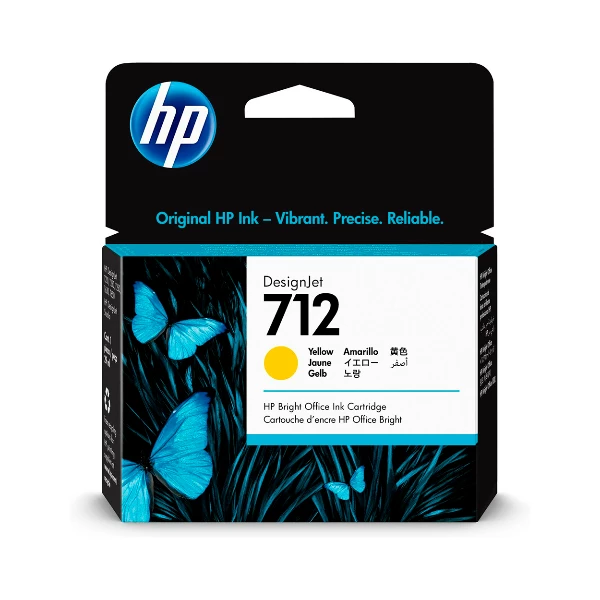 CARTRIDGE 712 YELLOW 29ML HP