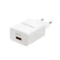 CARGADOR USB 3.0 C/CABLE MICRO USB QC620 PHILCO