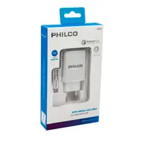 CARGADOR USB 3.0 C/CABLE MICRO USB QC620 PHILCO