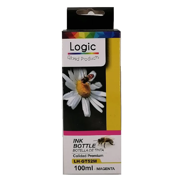 TINTA RECARGA (A) LH-GT52M/ 70ML MAGENTA LOGIC