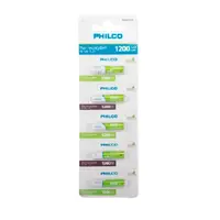 PILA RECARGABLE PACK 5 UNID. AAA-1200MAH PHILCO