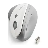 Kensington Pro Fit Ergo Vertical Wireless Mouse - Ratón vertical - ergonómico - diestro - 6 botones - inalámbrico - receptor inalámbrico USB - gris