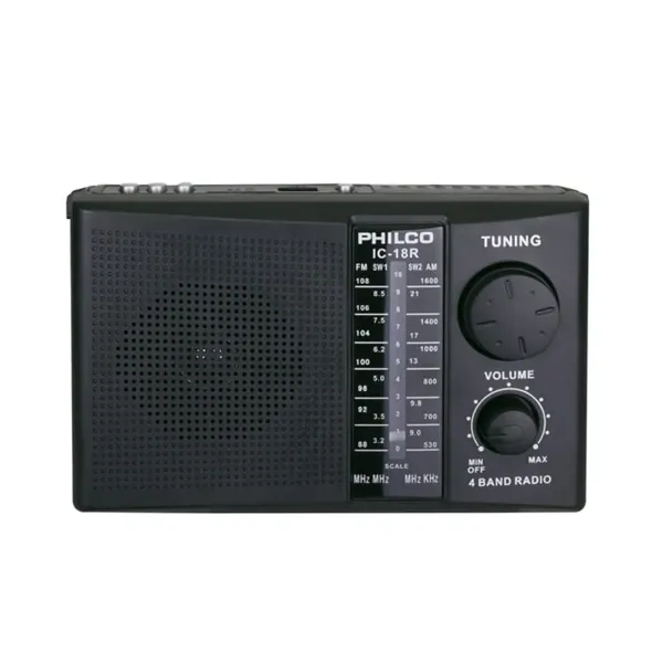 RADIO PORTATIL RECARGABLE AM/FM IC-18R PHILCO