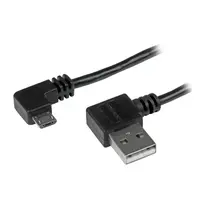 CABLE DATOS MICRO USB 90° A USB 2MT STARTECH
