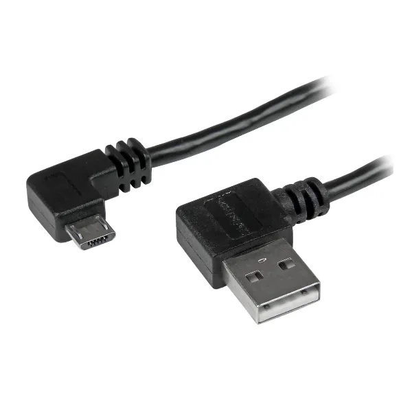 CABLE DATOS MICRO USB 90° A USB 1MT STARTECH