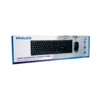 TECLADO/MOUSE USB K4500 PHILCO