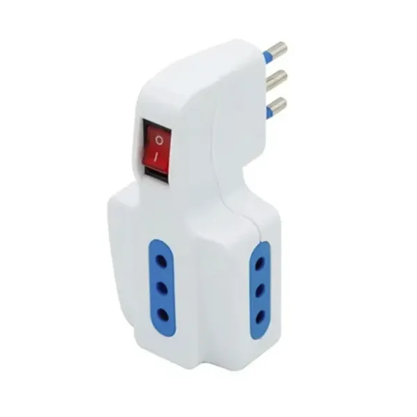 ENCHUFE TRIPLE CON SWITCH 78519 PHILCO