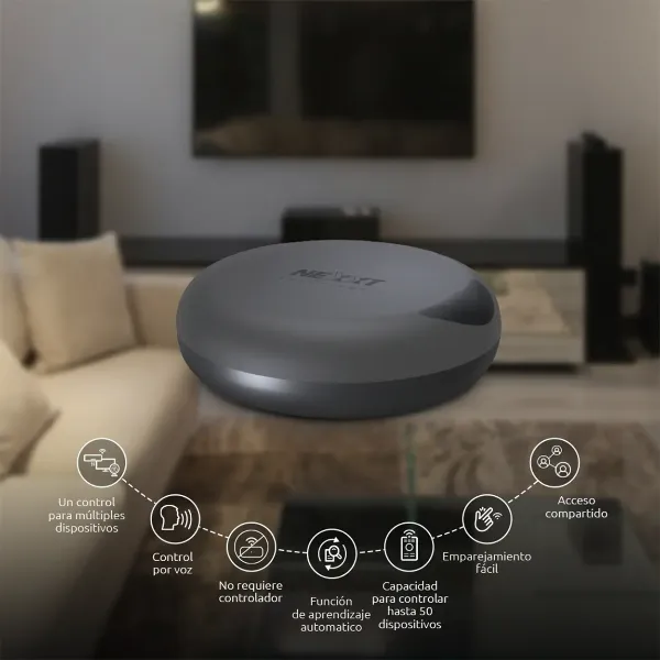CONTROL REMOTO UNIVERSAL SMART/WIFI/IR NHA-1600 NEXXT