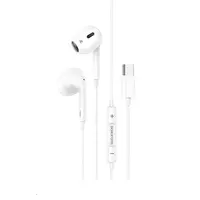 AUDIFONO ALAMBRICO IN-EAR C/MICROFONO USB C BM30 MAX/BLANCO