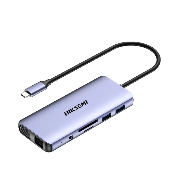 DOCKING PORTABLE USB C HDMI/VGA/RJ45/USB3.0 
