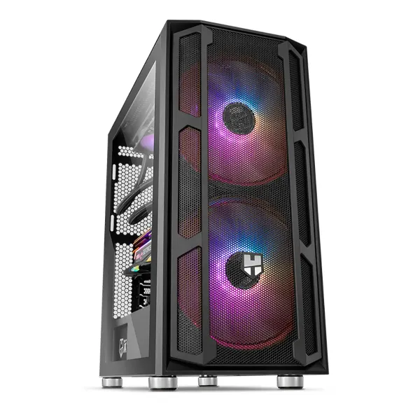 GABINETE GAMER HUMMER NOVA ARGB 2 FAN ARGB FRONT/S/FUENTE
