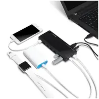 HUB USB 3.0 a 7 PUERTOS USB 3.0+2 PORT SMART CHARGER UH720 