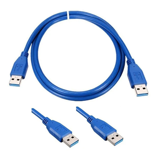 CABLE DATOS USB 3.0 A USB 3.0 MACHO-MACHO 1,5 MT/AZUL