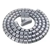 ORDENADOR DE CABLE ESPIRAL 20 mm x 2,0 mt GRIS