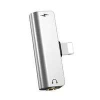 ADAPTADOR AUDIO LIGHTNING/JACK A LIGHT LS25/PLATEADO HOCO